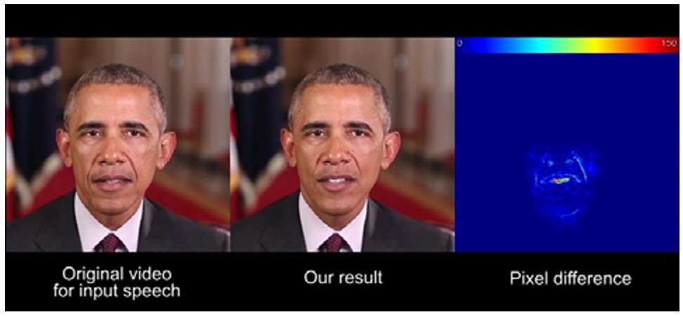 Bild – Proof-of-Concept-Deepfake-Video, das die Öffentlichkeit vor Desinformation warnen soll