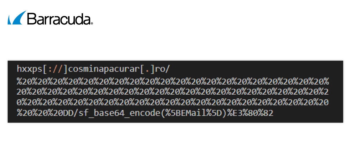 Beispiel für eine URL mit einem codierten Leerzeichen